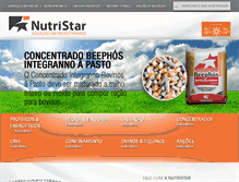 Tablet Screenshot of nutristar.com.br